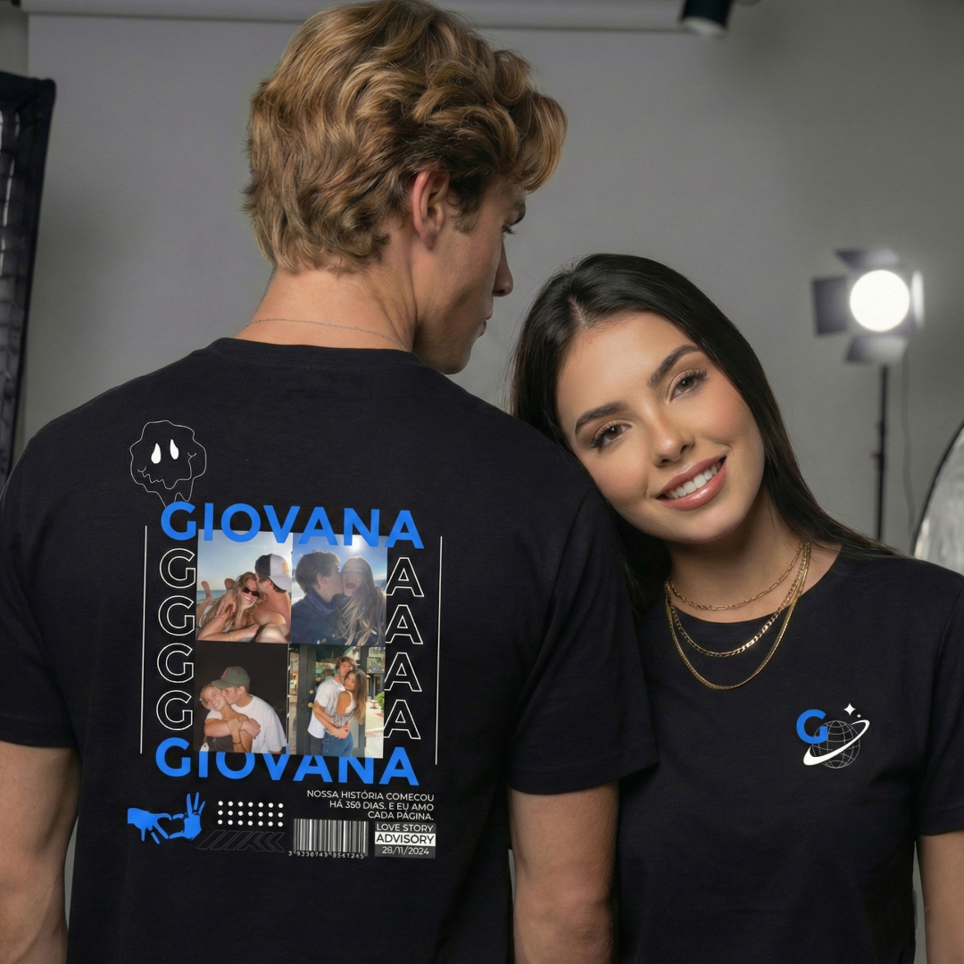 Par e Impar, camiseta personalizada casal