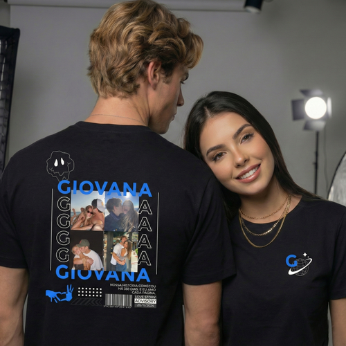 Par e Impar, camiseta personalizada casal