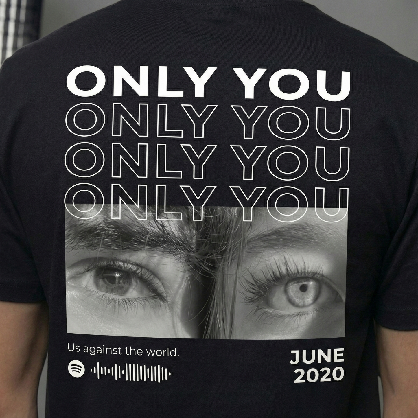 Camiseta Romântica 'Only You' para Namorados